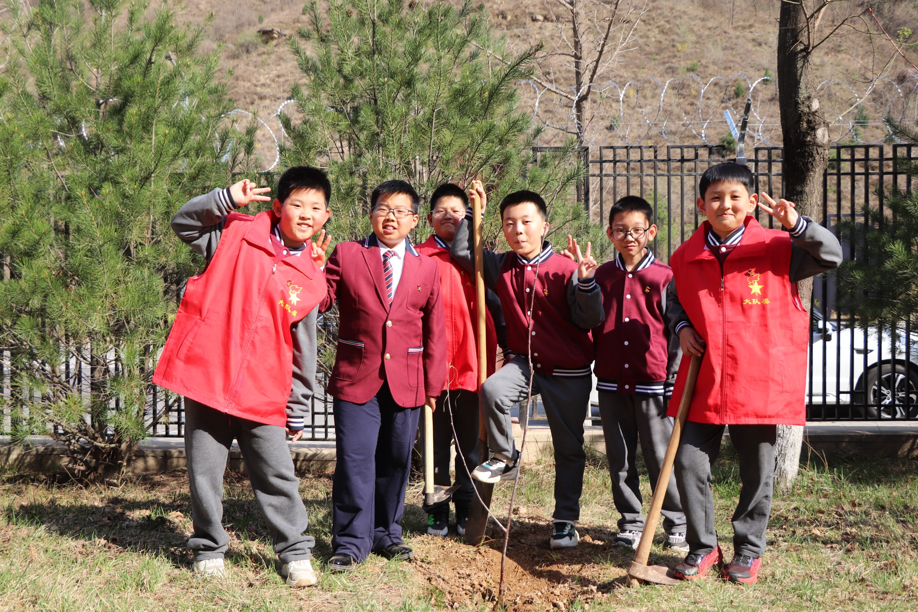 “植”绿色，“树”希望 —— 延安培文实验学校爱护环境主题教育活动